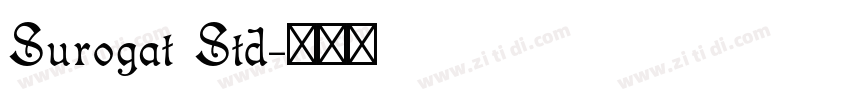 Surogat Std字体转换